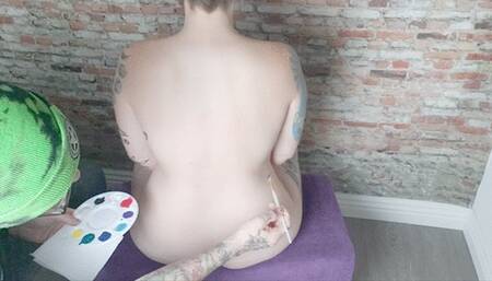 Body Painting Sunset by Davey Ramone