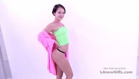 Super hot 18 Teen cums hard riding cock