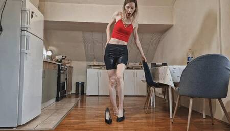 Her feet are too gigantic