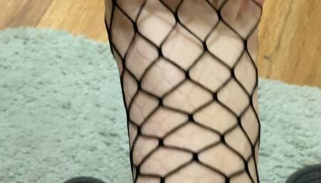 Fishnet Tights and Toes Clip 1