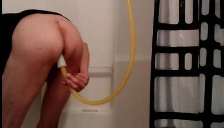 Enema time part 2: apple sauce enema