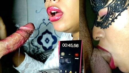 Choking on a dick of my throat - challenge