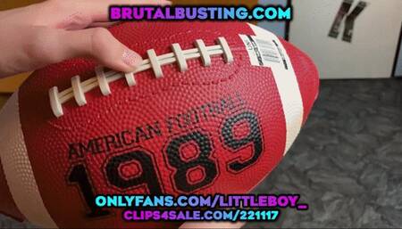 S01E05 - American football ball VS Testicles with CUM - Summer Testicles Olympiad 2022 from BrutalBusting