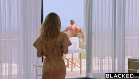 BLACKED Gorgeous coed Kelly has passionate fling with Aaron