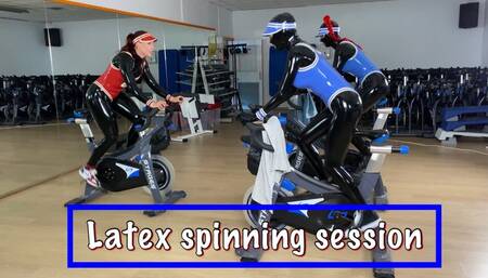Latex spinning session