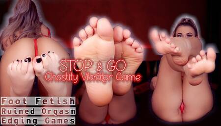 Stop & Go Chastity Vibrator Game