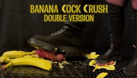 Cock & Banana Crush CBT in Combat Boots with TamyStarly (Double Version) - CBT, Bootjob, Ballbusting, Femdom, Shoejob, Crush, Ball Stomping, Foot Fetish Domination, Footjob, Cock  Board