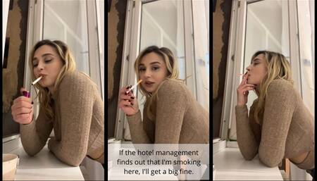 I hope they dont catch me - secret smoking