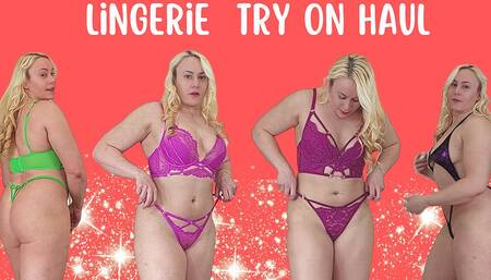 Lingerie try on haul with Michellexm