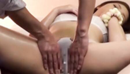 Horny young beauty gets pleased