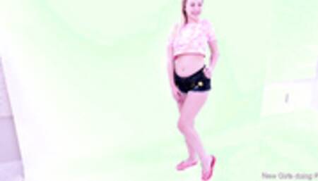 Super Cute 18yo Teen with freckles sucks big cock