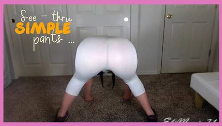 See Thru Yoga Pants HD