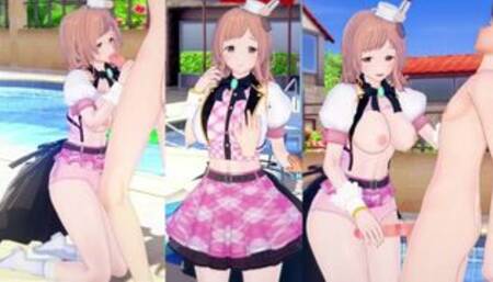 【エロゲーコイカツ！】アイドルマスター(シャニマス) 櫻木真乃 3DCG巨乳アニメ動画[Hentai Game Koikatsu!sunshine Idol Master Mano Sakuragi]