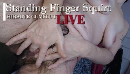 Standing Finger Squirt