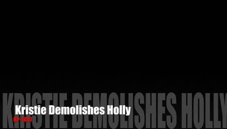 KRISTIE DEMOLISHES HOLLYWOOD 1047 pt 1   HD