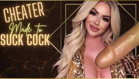 Cheater Made to Suck Cock