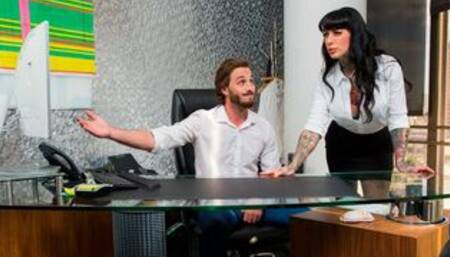 Jessie Lee's reverse cowgirl movie by Naughty Office