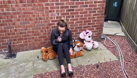 Teddy and lion destruction HD