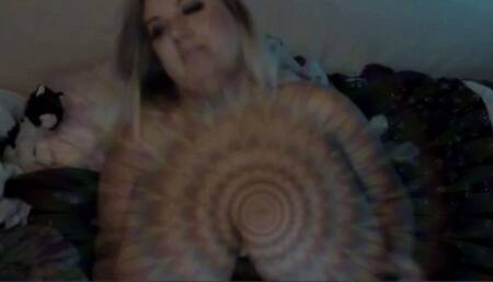 Blonde BBW Mesmerizes with Giant Tits First Time Cock-Sucking Training