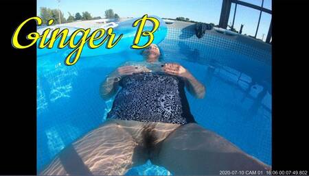 Ginger B Leaving A Surprise On A Trailcam