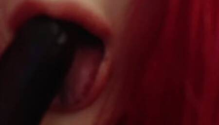 Fuchsia Doll cam show in white fishnet bodysuit and red high heels