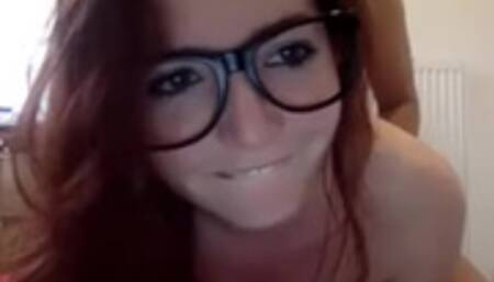 Amateur babe Veronikavonk sucking Drakes big cock and fucking in doggy first time in cam show