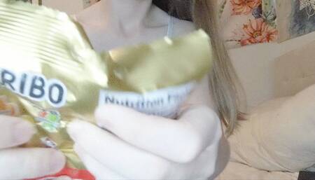 Eating Gummy Bears Vore Mouth Fetish