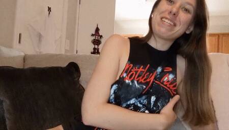 Boob Play and Spreading my Hairy Pussy