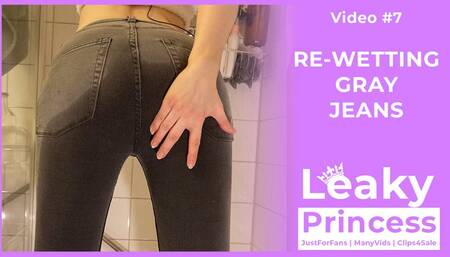 Re-Wetting Jeans without underwear