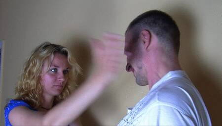 Ear - Face Slapping - Maja - Hard Lesson - HD 1920x1080