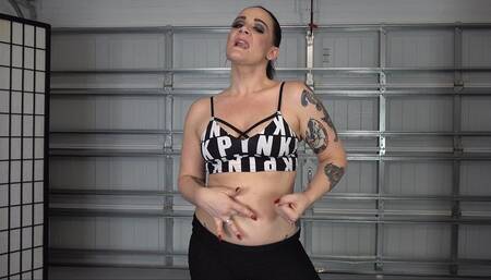 WHITNEY'S BELLY JOI IN THE GYM (4K)