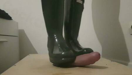 Cock Crush Cum Hard with Hunter Boots HD