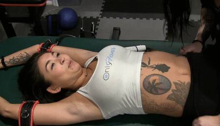 PERFECT Bellybutton tickled BAD! " Everything on her is gorgeous! omg"