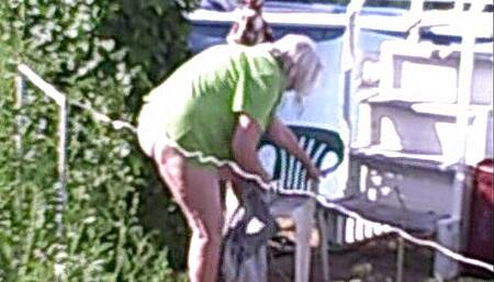 Gilf in the garden short but sweet redressing