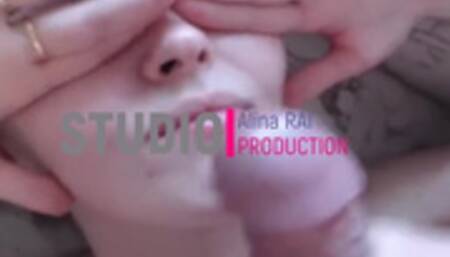 Cumshot beauty on face