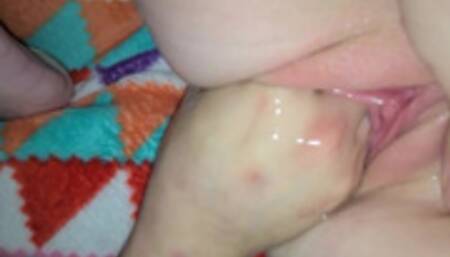 Petite Milf fisting first time