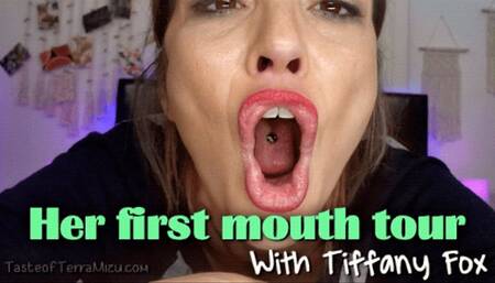 Her First Mouth Tour - Tiffany Fox - HD 720 WMV