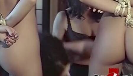 Ariana, Melissa Monet, Rowan Fairmont, and Shelby Stevens in a Foursome