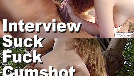 Aurora Snow & Herschel Savage Interview Suck Fuck Cumshot  GMDA_VS12D