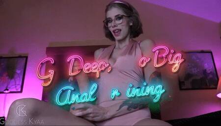 Go Big Go Deep Anal Training - POV Strap-On Slut Training Femdom by Goddess Kyaa - 720p MP4