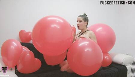 Pop Race Giant Balloons 20" St Valentine