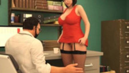 Lily Of The Valley: Housewife Is Showing Her Pussy To Her Angry Boss-Ep24