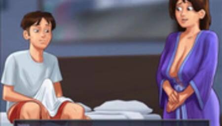 Summertime Saga: Guy Got Caught Masturbating On An Underwear Ep38