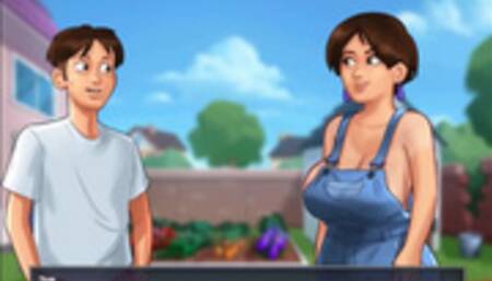 Summertime Saga: Country MILF Is Milking Her Tits With A Breast Pump-Ep82