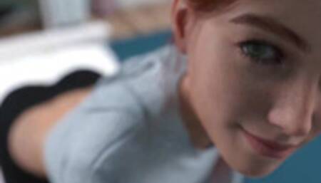 Summer Heat: Hot Sexy College Girl On A Summer Campus In The Woods, 3D-Ep4