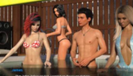 Become A Rock Star: Horny Wet People In Bikini By The Pool-S3E5