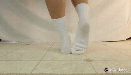 Standing in White Crew Socks - Kylie Jacobsx - MP4 1080p HD