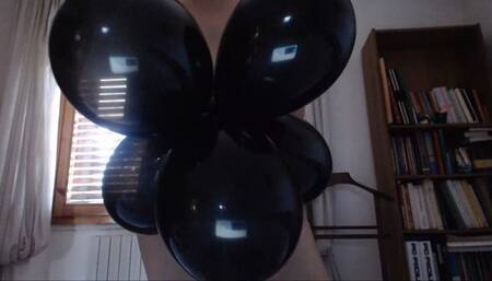 Black Balloons Big Wet Orgasms 4K