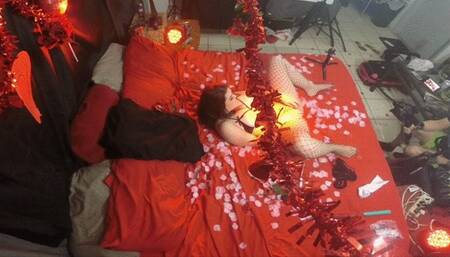 Voyeur Cam Anastasia Rose Getting Fucked On Valentine's Day