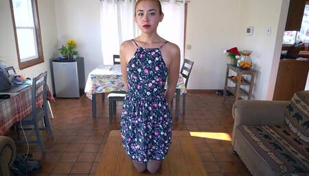 Submissive Wife Slapped With Cock